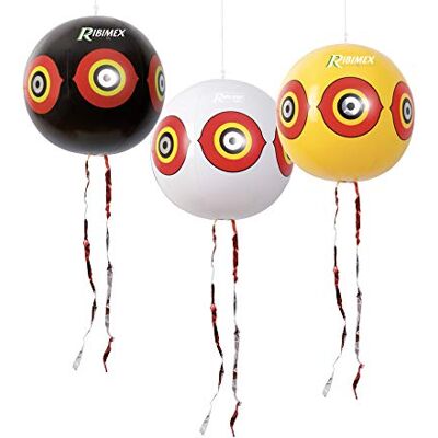 Ribimex Ag0105 Set Tre Palloni Spaventapasseri, Multicolore, 29 x 25 x 21 Cm Ribimex Ag0105 Set Tre Palloni Spaventapasseri, Multicolore, 29 x 25 x 21 Cm