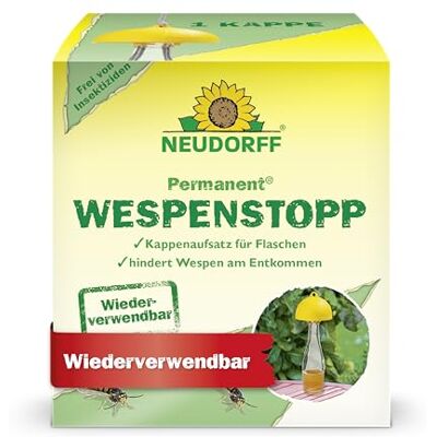 Neudorff WespenStop permanente Trappola riutilizzabile per vespe affidabile in tutti gli ambienti esterni, senza insetticidi, 1 pezzo Neudorff WespenStop permanente Trappola riutilizzabile per vespe affidabile in tutti gli ambienti esterni, senza insetticidi, 1 pezzo