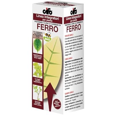 CIFO Ferro Chelato Piante Orto e Giardino, Integratore Contro Ingiallimenti Previene e Cura le Carenze di Ferro, per una Crescita Rigogliosa di Piante, Frutti e Ortaggi, Bio, Made in Italy, 100ml CIFO Ferro Chelato Piante Orto e Giardino, Integratore Contro Ingiallimenti Previene e Cura le Carenze di Ferro, per una Crescita Rigogliosa di Piante, Frutti e Ortaggi, Bio, Made in Italy, 100ml