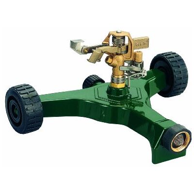 Orbit Irrigatore a Impatto in Ottone da 1,27 cm per Prato e Giardino con Base in Metallo Orbit Irrigatore a Impatto in Ottone da 1,27 cm per Prato e Giardino con Base in Metallo