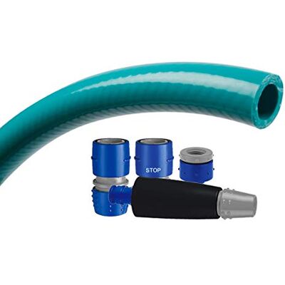 TATAY Kit Tubo Giardino Top Flex Ø5/8" 15mm Senza BPA Rinforzo Intrecciato TATAY Kit Tubo Giardino Top Flex Ø5/8" 15mm Senza BPA Rinforzo Intrecciato