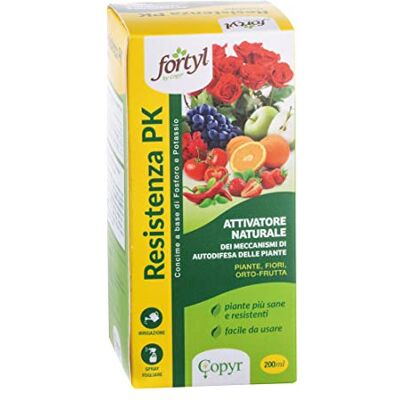 COPYR CONCIME FORTYL RESISTENZA PK 200 ML LIQUIDO NATURALE PROTEZIONE CURA GIARDINO COPYR CONCIME FORTYL RESISTENZA PK 200 ML LIQUIDO NATURALE PROTEZIONE CURA GIARDINO