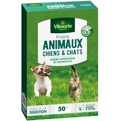 Erba da giardino VILMORIN 50 m² per animali - Cane & Gatto Erba da giardino VILMORIN 50 m² per animali - Cane & Gatto