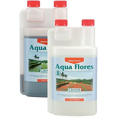 Canna Aqua Flores A+B 1L Fertilizzante per Fioritura Canna Aqua Flores A+B 1L Fertilizzante per Fioritura