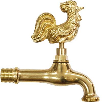 BOUTTE Boutt 2158094 Rubinetto da giardino, impugnatura a forma di gallo, 15 x 21, raccordo 20 x 27 BOUTTE Boutt 2158094 Rubinetto da giardino, impugnatura a forma di gallo, 15 x 21, raccordo 20 x 27