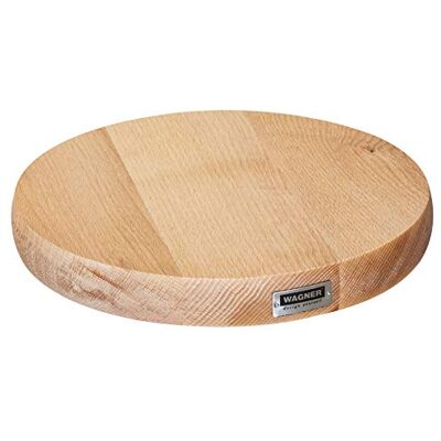 WAGNER Carrello per Piante MASSIV Ø 25 x 5 cm I per Interni, faggio Naturale I Carrello per Fiori in Legno massello FSC® I Portavaso in Legno con Ruote I Portata 100 kg I Fatto in UE WAGNER Carrello per Piante MASSIV Ø 25 x 5 cm I per Interni, faggio Naturale I Carrello per Fiori in Legno massello FSC® I Portavaso in Legno con Ruote I Portata 100 kg I Fatto in UE