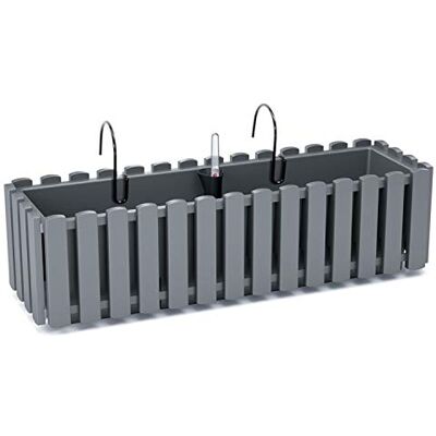 Prosperplast Boardee Fencycase DDEF600W-405U Balconiera balcone box con Sospensione Sistema di Irrigazione Fioriera (Grigio, 580 mm) Prosperplast Boardee Fencycase DDEF600W-405U Balconiera balcone box con Sospensione Sistema di Irrigazione Fioriera (Grigio, 580 mm)
