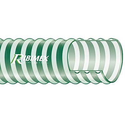 Ribimex Tubo anellato in PVC Ø 38mm e 5m di lunghezza Ribimex Tubo anellato in PVC Ø 38mm e 5m di lunghezza