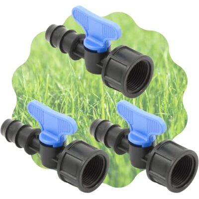 acquaverde Mini Valvola a Cilindro, Rubinetto Portagomma con Filetto Femmina per Impianti, Sistemi e Tubi di irrigazione a Goccia, Nero Made in Italy Orto Facile (3, 16 mm x 3/4") acquaverde Mini Valvola a Cilindro, Rubinetto Portagomma con Filetto Femmina per Impianti, Sistemi e Tubi di irrigazione a Goccia, Nero Made in Italy Orto Facile (3, 16 mm x 3/4")
