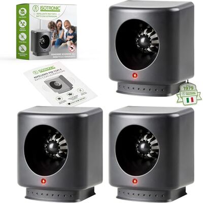 ISOTRONIC Repellente ultrasuoni topi ratti soffitta cantina 50 m² (3) ISOTRONIC Repellente ultrasuoni topi ratti soffitta cantina 50 m² (3)