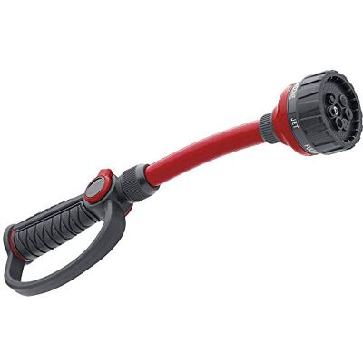 Orbit PRO Flo 7-Pattern 35,6 cm Irrigatore con Controllo Pollice, Rosso, Nero, 35,6 cm Orbit PRO Flo 7-Pattern 35,6 cm Irrigatore con Controllo Pollice, Rosso, Nero, 35,6 cm