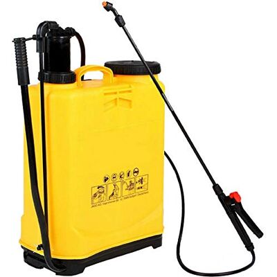 BAKAJI Nebulizzatore a Spalla 16 LT Spruzzatore Zaino Irroratrice Spruzzatore a Pompa BAKAJI Nebulizzatore a Spalla 16 LT Spruzzatore Zaino Irroratrice Spruzzatore a Pompa