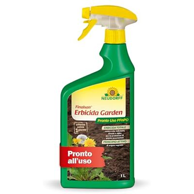 Neudorff Finalsan Erbicida Garden Pronto Uso Pronto – Diserbante totale contro erbacce, erbe, alghe e muschi. Visibilmente efficace in un giorno, 1 litro Neudorff Finalsan Erbicida Garden Pronto Uso Pronto – Diserbante totale contro erbacce, erbe, alghe e muschi. Visibilmente efficace in un giorno, 1 litro