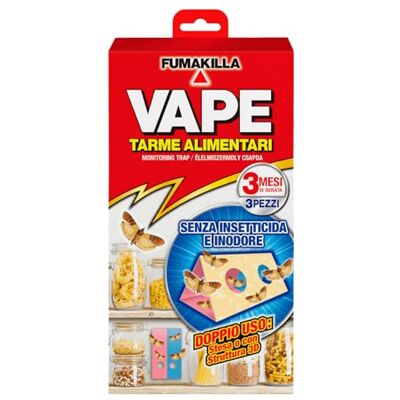 VAPE GA0170700 Antitarme Alimentari, 2 Pezzi VAPE GA0170700 Antitarme Alimentari, 2 Pezzi