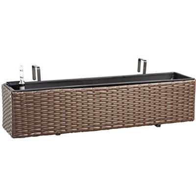 Dehner Fioriera Firenze, ca. 80 x 19 x 20 cm, polyrattan, marrone, 4,4 kg Dehner Fioriera Firenze, ca. 80 x 19 x 20 cm, polyrattan, marrone, 4,4 kg