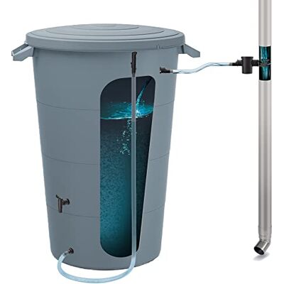 Prosperplast Canna di raccolta dell'acqua liscia 120l, dimensioni 696 x 594 x 610 mm + set di accessori Prosperplast Canna di raccolta dell'acqua liscia 120l, dimensioni 696 x 594 x 610 mm + set di accessori