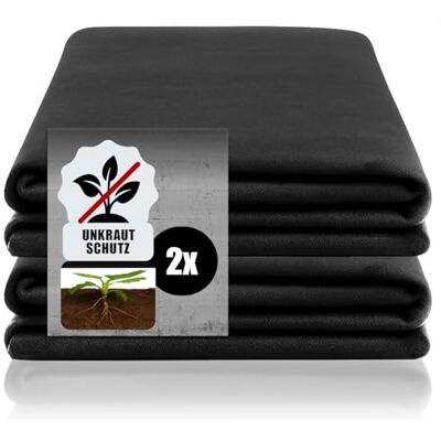 com-four ® 2X Vello Anti erbaccia Resistente, Vello di Copertura Premium protezione efficace circa 30 g / m² com-four ® 2X Vello Anti erbaccia Resistente, Vello di Copertura Premium protezione efficace circa 30 g / m²