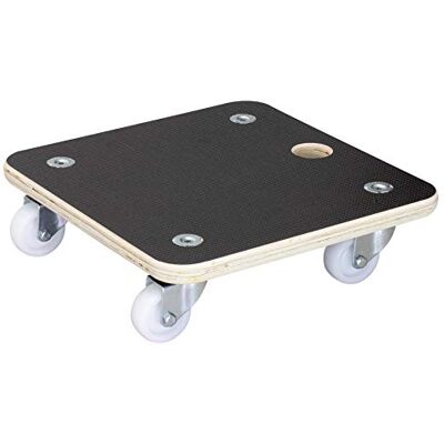 WAGNER Carrello per piante MAXIGRIP 29 x 29 x 8,5cm I Carrello trasportatore/portavaso per interni&esterni I Carrello trasportatore in legno certificato FSC®I Portata 200kg I Made in Germany- WAGNER Carrello per piante MAXIGRIP 29 x 29 x 8,5cm I Carrello trasportatore/portavaso per interni&esterni I Carrello trasportatore in legno certificato FSC®I Portata 200kg I Made in Germany-