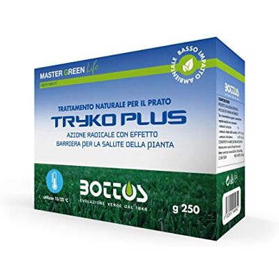 Bottos Tryco Plus 250 Gr Fungicida Fertilizzante Naturale per Prato Tappeto Erboso Giardino Bottos Tryco Plus 250 Gr Fungicida Fertilizzante Naturale per Prato Tappeto Erboso Giardino