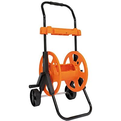 Amig Carrello Portamanguera Manguere da 1/2" Lunghezza Massima di Avvolgimento 60 m Con Manovella Manuale e Supporto per Riposo Include 6 Accessori Extra Polipropilene Arancione e Grigio Amig Carrello Portamanguera Manguere da 1/2" Lunghezza Massima di Avvolgimento 60 m Con Manovella Manuale e Supporto per Riposo Include 6 Accessori Extra Polipropilene Arancione e Grigio