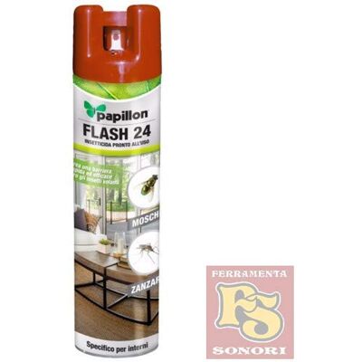 Papillon Insetticida Mosche e Zanzare Spray Papillon Insetticida Mosche e Zanzare Spray