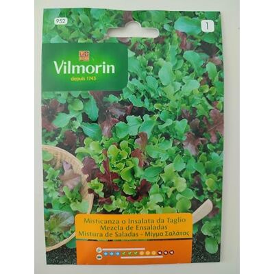 Vilmorin Misticanza o Insalata da Taglio-Set da 10 bustine da 7 grammi ciascuna Vilmorin Misticanza o Insalata da Taglio-Set da 10 bustine da 7 grammi ciascuna