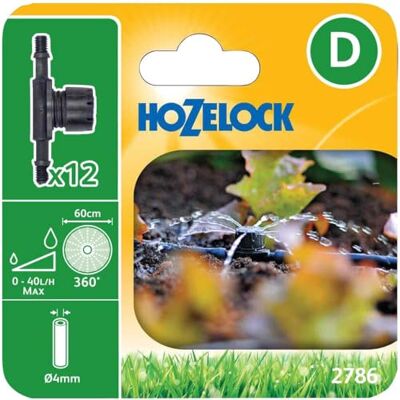 Hozelock Irrigatore in linea 360° Consumo regolabile irrigazione giardino giardino esterno Hozelock Irrigatore in linea 360° Consumo regolabile irrigazione giardino giardino esterno