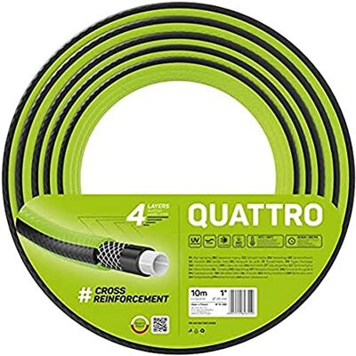 Cellfast Tubo Acqua Giardino 4 Strati Filato Premium Resistente Ai Raggi UV di Alta qualità 1 Pollice 10 Metri Quattro Cellfast Tubo Acqua Giardino 4 Strati Filato Premium Resistente Ai Raggi UV di Alta qualità 1 Pollice 10 Metri Quattro