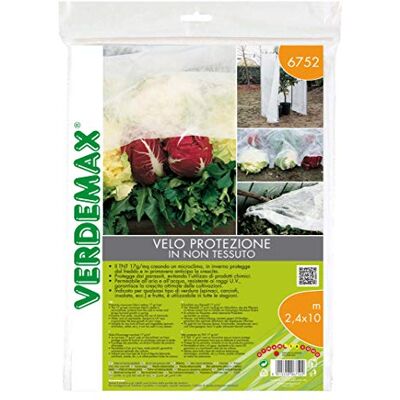 VERDEMAX - V6752 - 2.4x10m - bianco - tessuto protettivo TNT VERDEMAX - V6752 - 2.4x10m - bianco - tessuto protettivo TNT