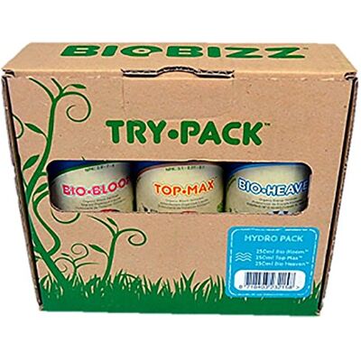 BioBizz Try·Pack Kit Coltivazione Hydro BioBizz Try·Pack Kit Coltivazione Hydro