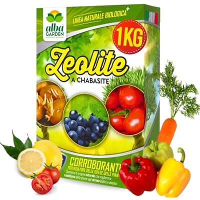 Albagarden Zeolite per Agricoltura MAXI x 1 KG Polvere di roccia, Potenziatore delle difese naturali Effetto Insetticida e Fungicida Zeolite per Piante Albagarden Zeolite per Agricoltura MAXI x 1 KG Polvere di roccia, Potenziatore delle difese naturali Effetto Insetticida e Fungicida Zeolite per Piante
