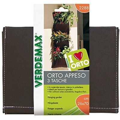 VERDEMAX - Orto appeso verticale in tessuto - 3 tasche VERDEMAX - Orto appeso verticale in tessuto - 3 tasche