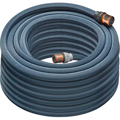 Gardena Liano Xtreme 3/4 pollici, set da 25 m: tubo da giardino in tessuto molto robusto, per rubinetti interni, con tubo interno in PVC, peso ridotto, resistente alle intemperie () Gardena Liano Xtreme 3/4 pollici, set da 25 m: tubo da giardino in tessuto molto robusto, per rubinetti interni, con tubo interno in PVC, peso ridotto, resistente alle intemperie ()