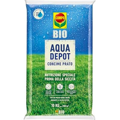 Compo BIO Aqua Depot®, Concime Per Prato, Contro la Siccità, 10kg Compo BIO Aqua Depot®, Concime Per Prato, Contro la Siccità, 10kg