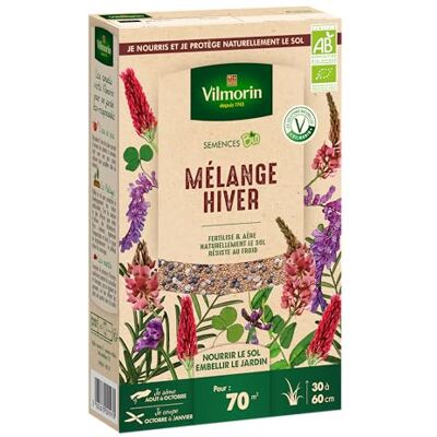 Vilmorin Semi misti invernali biologici Scatola da 250 g Vilmorin Semi misti invernali biologici Scatola da 250 g