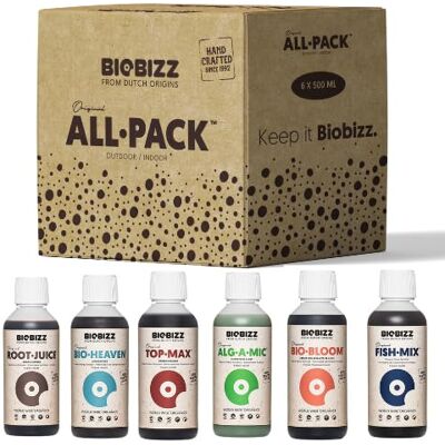 BioBizz all pack kit fertilizzanti biologici completo indoor outdoor 250ml 500ml nutrienti organici bio grow bloom top max root juice alg a mic acti vera fish mix grow (6 x 250 ml, outdoor) BioBizz all pack kit fertilizzanti biologici completo indoor outdoor 250ml 500ml nutrienti organici bio grow bloom top max root juice alg a mic acti vera fish mix grow (6 x 250 ml, outdoor)