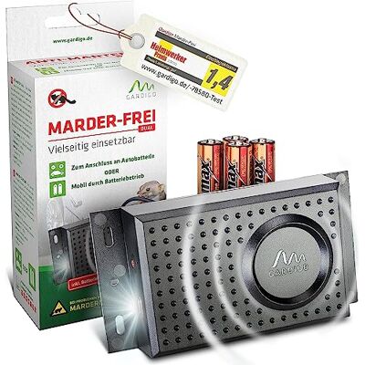 Gardigo ® Repellente Martore per Auto con Batterie Repellente Ultrasuoni Topi per Garage, Cantina Collegamento Batteria dell'Auto o Tramite Batterie Ultrasuoni per Topi Dissuasori per Animali Gardigo ® Repellente Martore per Auto con Batterie Repellente Ultrasuoni Topi per Garage, Cantina Collegamento Batteria dell'Auto o Tramite Batterie Ultrasuoni per Topi Dissuasori per Animali