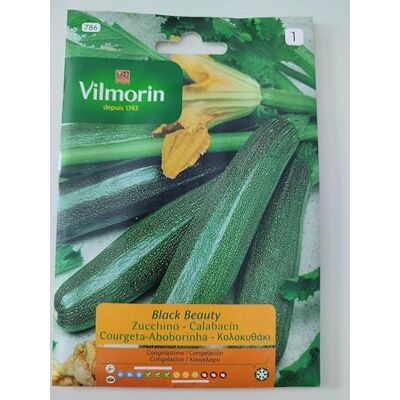 Vilmorin Zucchino black Beauty o Nero Milano-Set da 10 bustine da 7 grammi ciascuna Vilmorin Zucchino black Beauty o Nero Milano-Set da 10 bustine da 7 grammi ciascuna