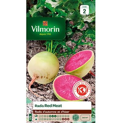Vilmorin Confezione di semi di ravanello di carne rossa Vilmorin Confezione di semi di ravanello di carne rossa