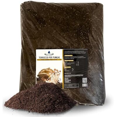 acquaverde Terriccio Naturale per Coltivazione di Substrati e Balletti di Funghi, Pronto all'Uso 3 kg acquaverde Terriccio Naturale per Coltivazione di Substrati e Balletti di Funghi, Pronto all'Uso 3 kg