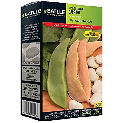 Batlle - Garrafo - Fagiolo zuccherato - 250 g - Semi Batlle - Garrafo - Fagiolo zuccherato - 250 g - Semi