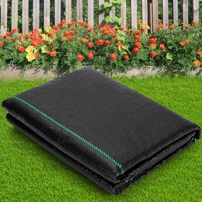 AiQInu Telo per Pacciamatura 2m x 10m, 70g/m² Telo Anti Erbacce, Permeabile all'Acqua, Resistente agli Strappi, Resistente ai Raggi UV, Adatto per Il Giardinaggio, L'Agricoltura, Jardin AiQInu Telo per Pacciamatura 2m x 10m, 70g/m² Telo Anti Erbacce, Permeabile all'Acqua, Resistente agli Strappi, Resistente ai Raggi UV, Adatto per Il Giardinaggio, L'Agricoltura, Jardin