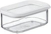 Mepal Contenitore per Alimenti Modula Contenitore Trasparente con Coperchio Organizzatori da Cucina e Contenitore in Plastica Impilabile ed Ermetico 425 ml White