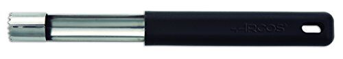 Arcos Gadgets Professionali, Coltello Tagliamela, Acciaio Inossidabile 75 mm, Manico Polipropilene, Colore Nero