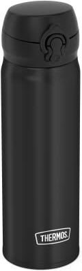 Thermos Ultralight Acciaio Inox, 500 ml, Borraccia Termica Estremamente Leggera, 210 g, Lavabile in lavastoviglie, Bevande Calde per 10 Ore e Fredde per 20 Ore, Senza BPA, Nero