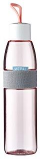 Mepal Borraccia Ellipse Borraccia Riutilizzabile Borraccia Ermetica Adatta a Bevande Gassate Senza BPA 700 ml Nordic Pink