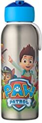 Mepal Borraccia Ermetica Flip-up Campus Borracce Ermetiche per Bambini Borraccia in Acciaio Inox 9 Ore di Calore e 12 Ore di Freschezza Senza BPA 350 ml Paw Patrol