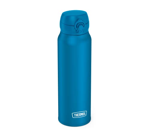 Thermos ULTRALIGHT BOTTLE 0,75 l, azure water mat,  in acciaio inox, 10 caldo/20 h freddo, assolutamente ermetico per acqua, tè, bevande silenziose