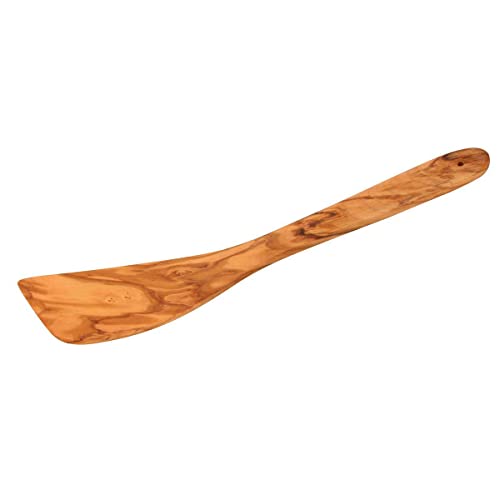 Fackelmann Spatola in Legno d'ulivo 30 cm, Robusto e con Grana inconfondibile (Colore: Marrone), quantità: 1 Pezzo, 1-Confezione