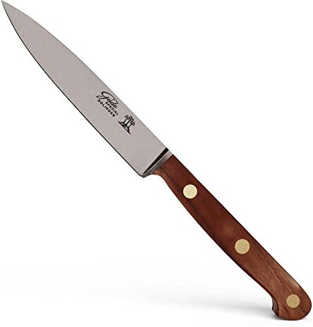 Güde Solingen Tradition Coltello per lardellare forgiato, 10 cm, Legno di prugno, K., Fatto a Mano in Germania